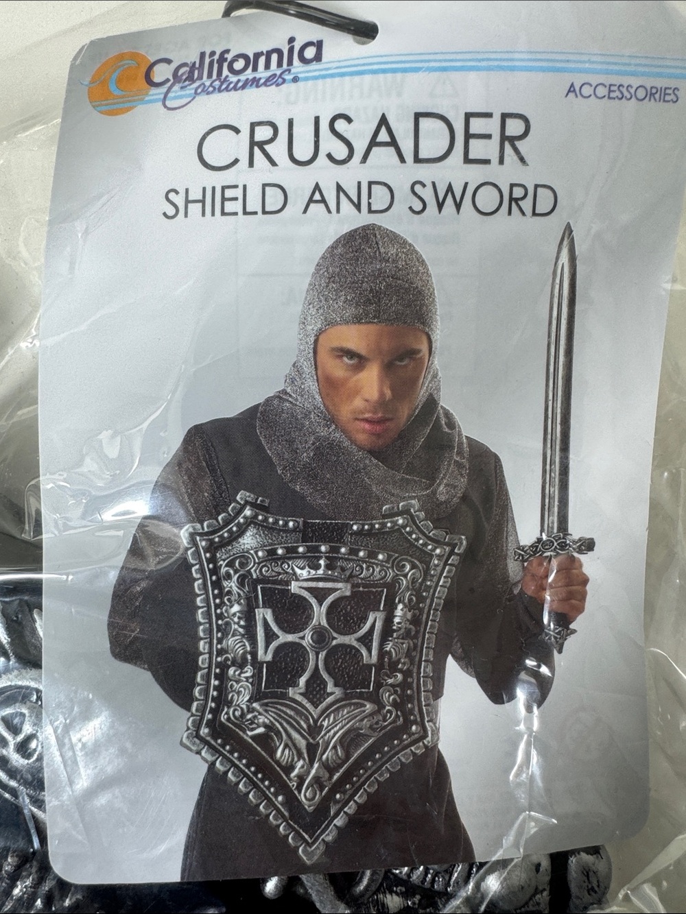 NWT California Costumes plastic shield and sword. Halloween!